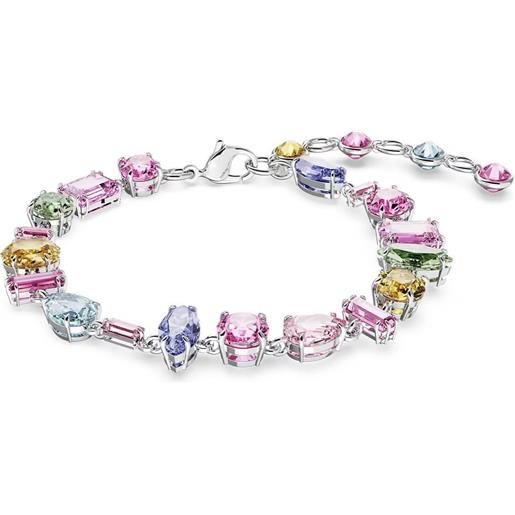 SWAROVSKI bracciale gema multicolore, placcatura rodio 5656427
