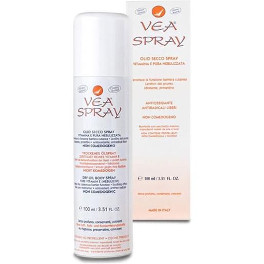 Vea spray olio secco con vitamina e nebulizzata per pelli secche o arrossate, 50ml