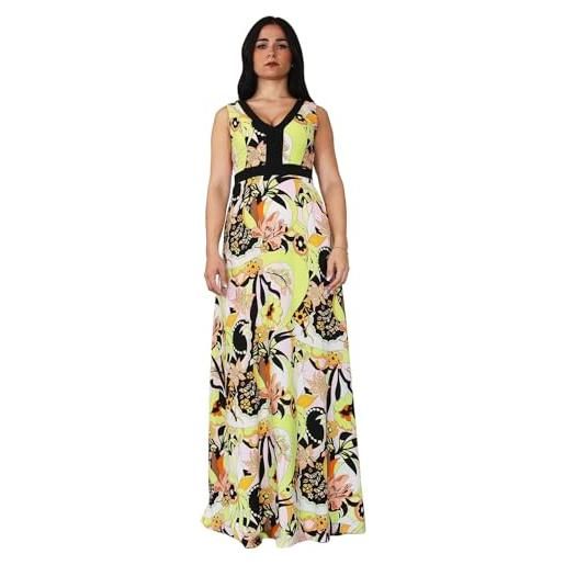 Gaudí gaudi vestito lungo senza maniche 311fd15010 multicolore 42