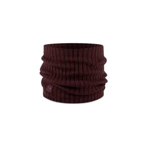 Buff scaldacollo knitted comfort maroon unisex adulti