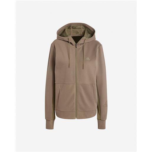 Adidas classic w - felpa training - donna - verde