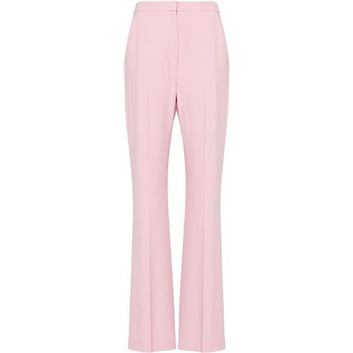 Alexander McQueen pantaloni sartoriali svasati - rosa