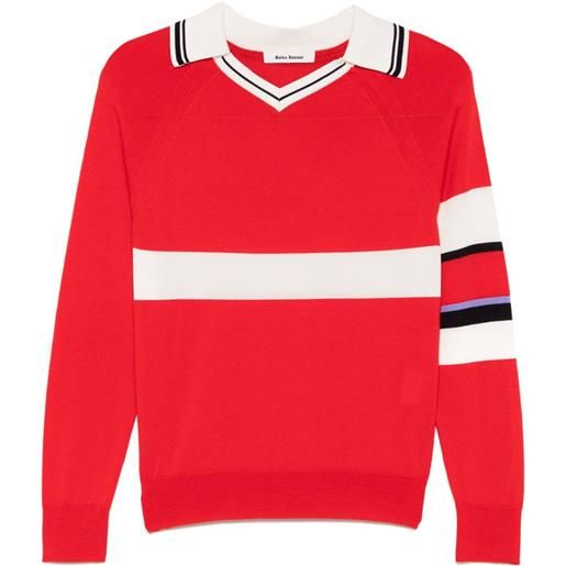 Wales Bonner polo calm - rosso