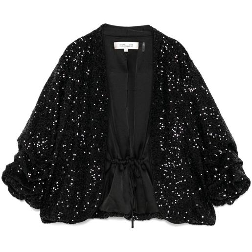 DVF Diane von Furstenberg giacca laredo - nero