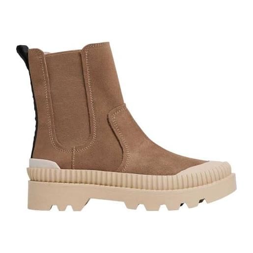 Pepe Jeans Dissy Metal W Stivaletti Donna In Pelle Scamosciata – Con Plateau E Borchie