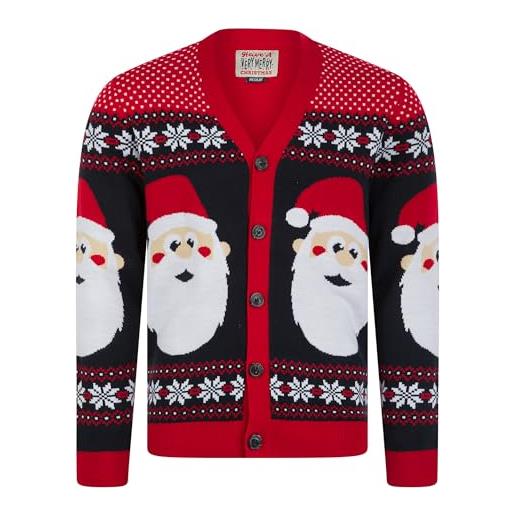 Merry Christmas Tokyo Laundry - Maglione natalizio per ragazzi Xmas Selfie Blue 9-10 Anni