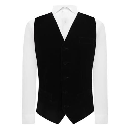 Gilet Uomo In Velluto A Coste - Slim Fit Vintage - Verde, Blu, Marrone O Nero - Casual Elegante - Foto 4