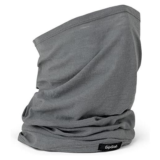 GripGrab scaldacollo lana merino multifunctional sciarpa scaldacollo ciclismo invernale tubolare termico sportivo leggero