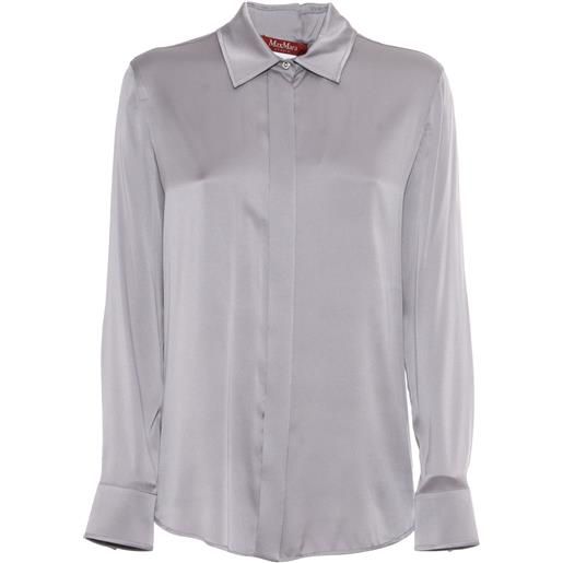 Max Mara Studio camicia baden grigia