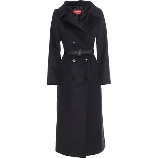 Max Mara Studio cappotto yarden nero