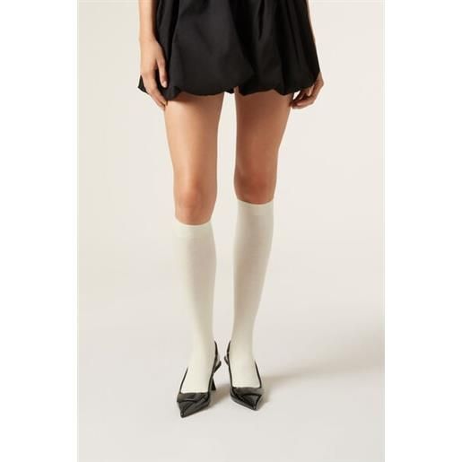 6 Paia Calze No-Show Donna In Nylon &ndash; Fodere Stretch, Bianche, Taglia Unica