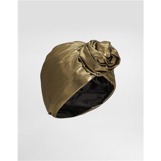 Dolce & Gabbana turbante in organzino laminato