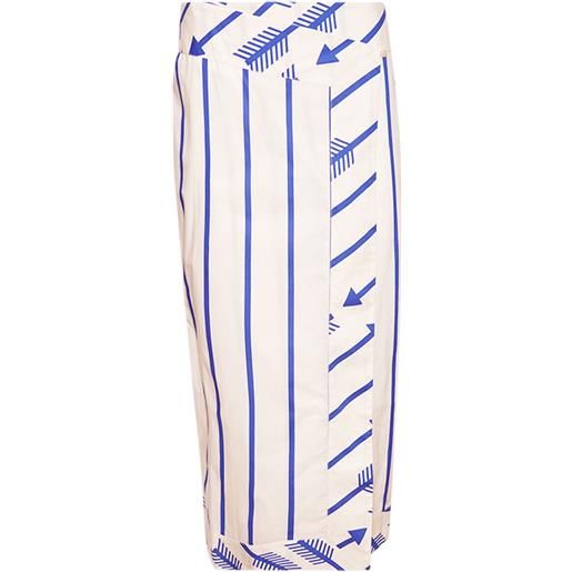 Johanna Ortiz gonna midi mar de cortes - bianco