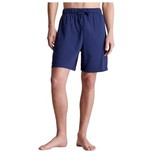 Calvin Klein pantalone pigiama uomo corto, blu (blue shadow), l