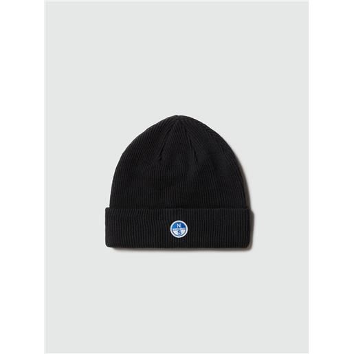 North Sails - berretto a costine con logo