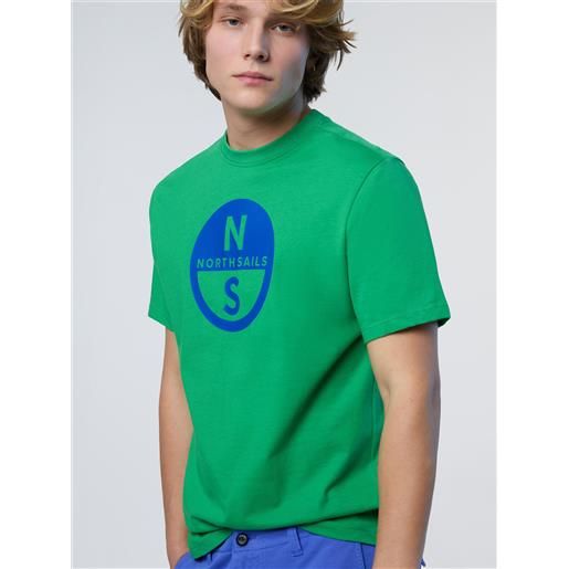 North Sails - t-shirt con maxi logo