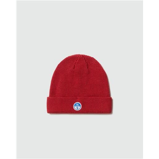 North Sails - berretto a coste con logo