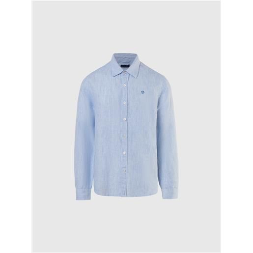 North Sails - camicia in lino a righe