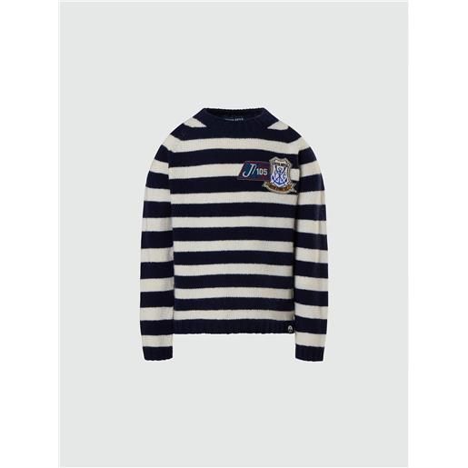 North Sails - maglione con patch riciclate