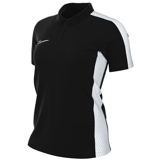 Nike womens short-sleeve polo w nk df acd23 polo ss, black/white/white, dr1348-010, xl