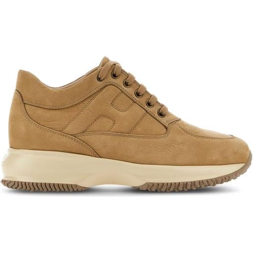 Hogan sneakers interactive - marrone