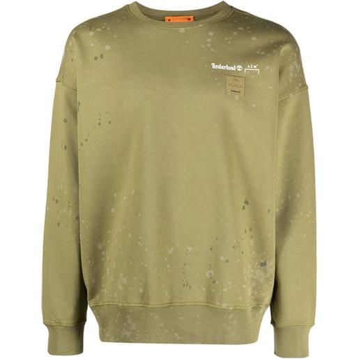 A-COLD-WALL* felpa con effetto sfumato A-COLD-WALL* x timberland - verde