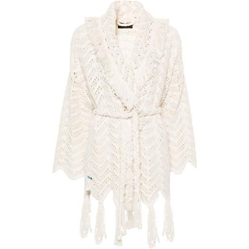 Alanui cardigan con motivo chevron - toni neutri