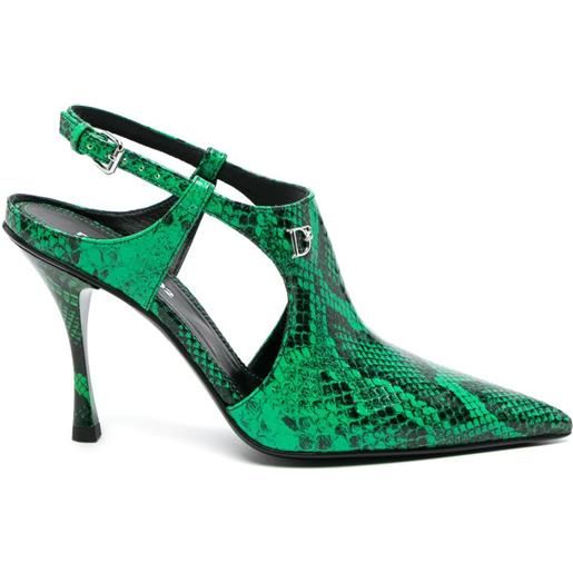 DSQUARED2 mary janes 110mm - verde