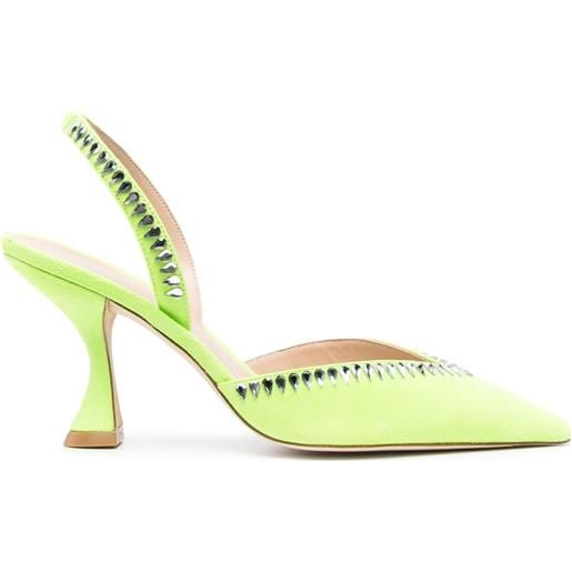 Stuart Weitzman pumps gemcut xcurve 85mm - verde