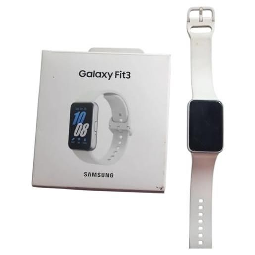 Samsung galaxy fit3 - smartwatch con schermo amoled da 40 mm, corpo in alluminio, monitoraggio completo dell'attività fisica e della salute, batteria fino a 13 giorni, ricarica rapida, 5 atm