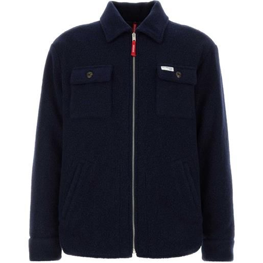 Fay giacca con zip - blu