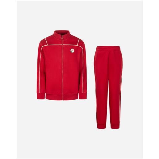 Fila streetwear jr - felpa - rosso