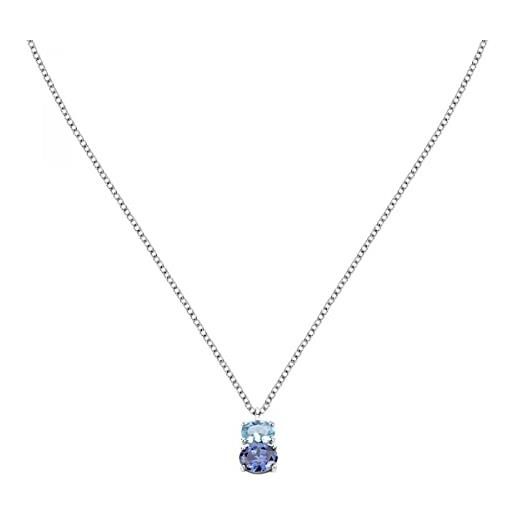 Morellato ciondolo colori donna acciaio, ottone, zircone, pietre preziose - savy15, acciaio, zirconia cubica