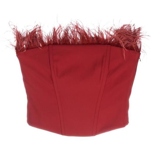 Patrizia Pepe top senza spalline - rosso