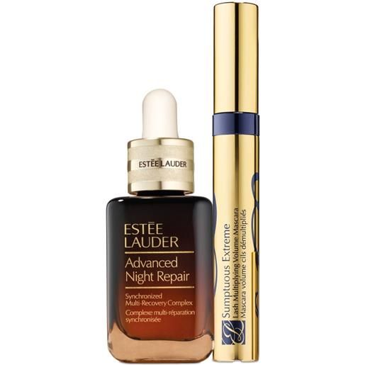 Estee lauder magic must-have 30ml + 8ml set regalo composto da un siero notte riparatore e un mascara volume estremo