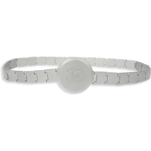 CHANEL Pre-Owned - cintura cc 1999 - donna - placcatura in argento - taglia unica