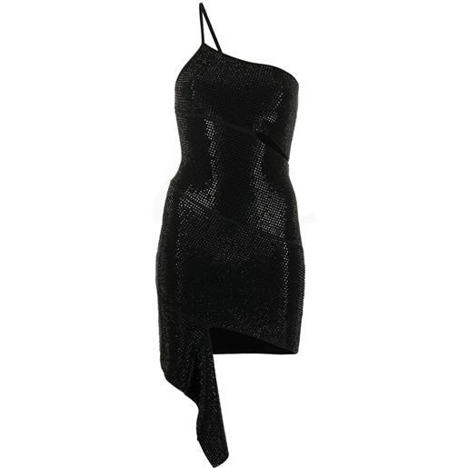 ANDREĀDAMO abito con strass corto - nero