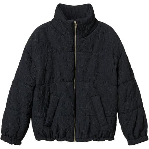 TWINSET piumino goffrato - nero