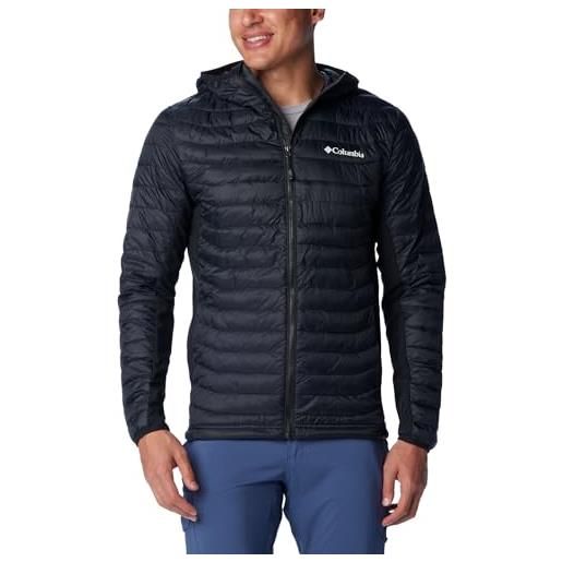 Columbia powder pass giacca, black 011, xs uomo