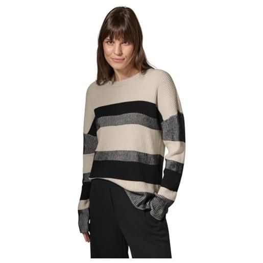 Cecil b303091 maglione a righe, nero, m donna