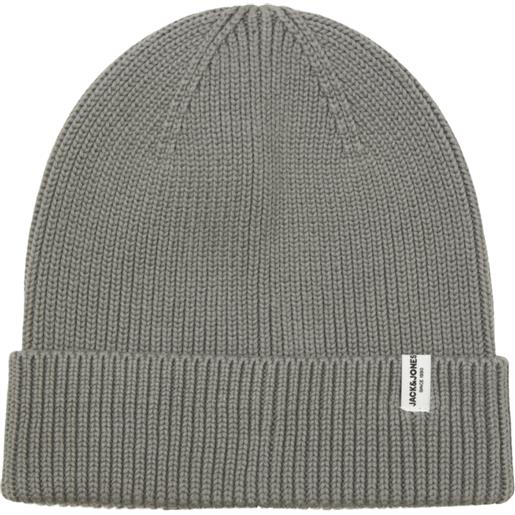 JACK & JONES brink beanie noos castor gray berretto uomo