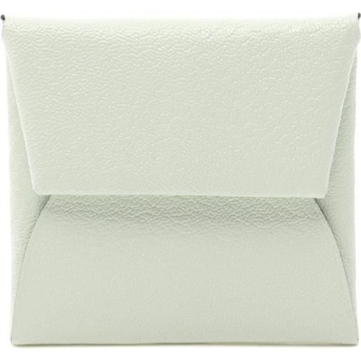 Hermès Pre-Owned - portamonete bastia verso 2023 - donna - pelle di vitello - taglia unica - verde