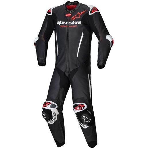 Alpinestars tuta moto intera Alpinestars gp-r7 1pc nero bianco rosso flu