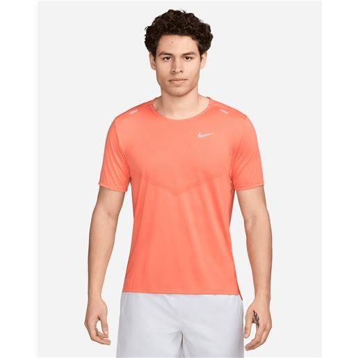 Nike rise 365 m - t-shirt running - uomo - arancione