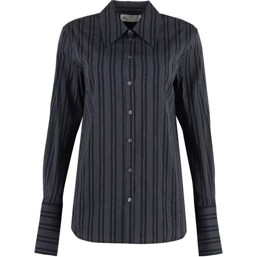 Tory Burch camicia a righe - grigio