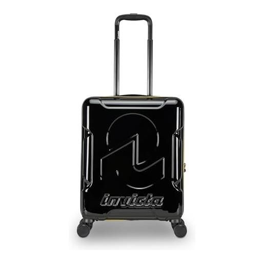 Invicta trolley travel - bagaglio a mano - nero - 33 litri, rigido da cabina con 4 ruote girevoli