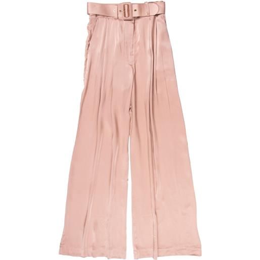 ZIMMERMANN pantaloni a palazzo - rosa