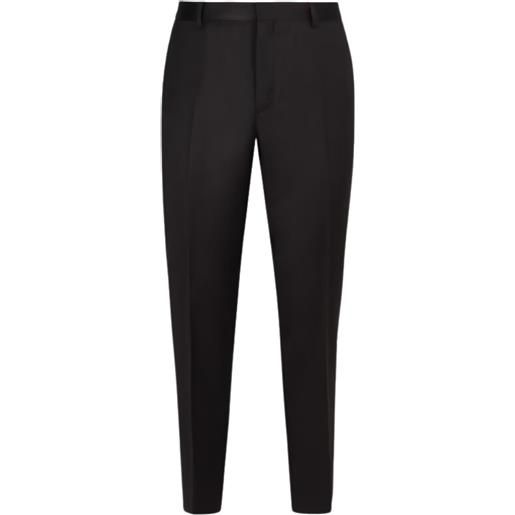 Calvin Klein pantaloni in lana nera