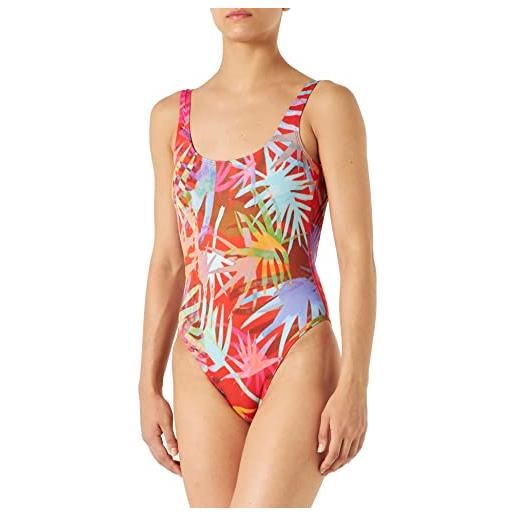 KENDALL + KYLIE kendall & kylie k&k w swimmwear tropical basic swimsuit kkw3619113 one piece, type, xs women's