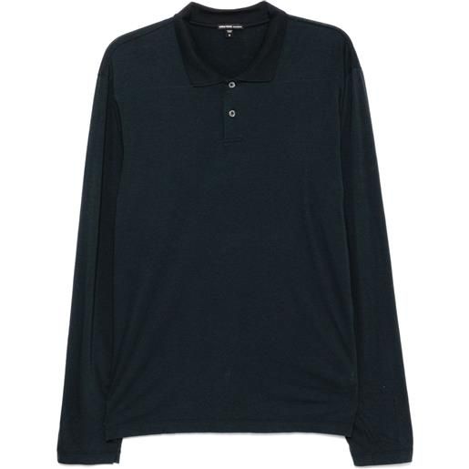 James Perse polo luxe lotus - blu